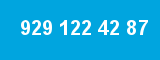 929 122 42 87